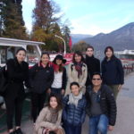 Le groupe à l'arrivée de la croisière