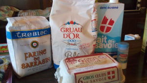 La farine de sarrasin pour les galettes...