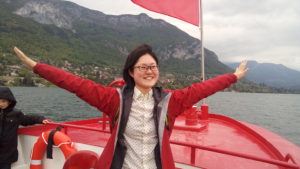 Hiroka profite de la croisière !