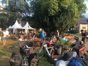 Arrivée au Haras d'Annecy