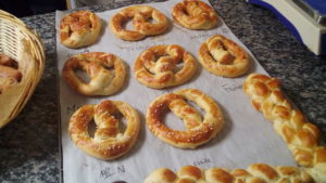 Les bretzels sont bien dorés